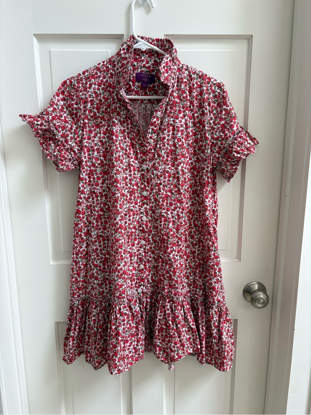 J. Crew Liberty of London Floral Short Sleeve Dress